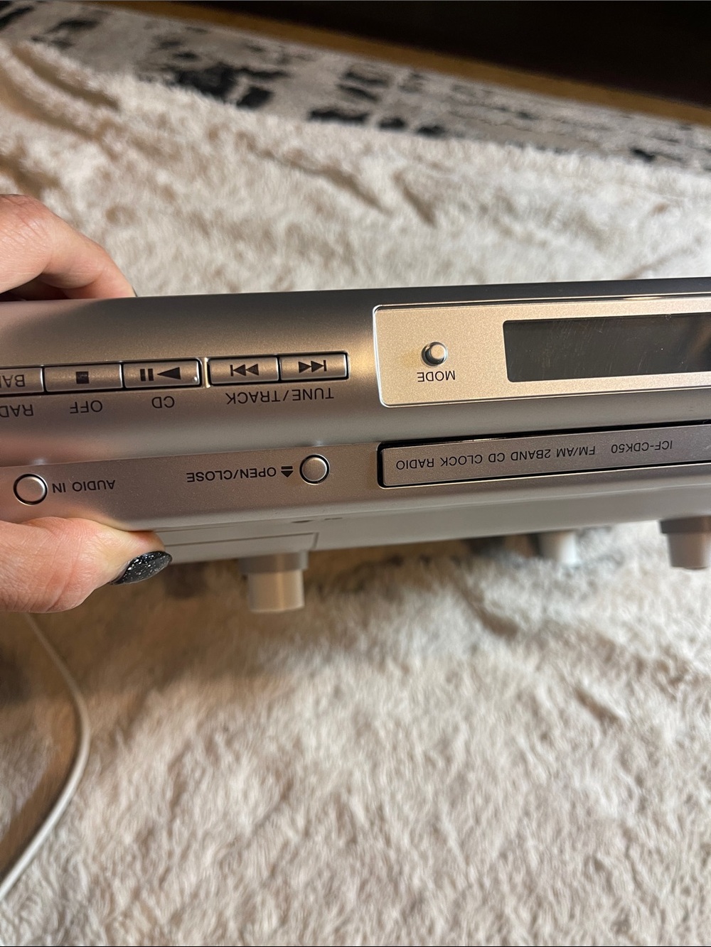 Sony ICF- CDK50 under counter FMAM clock radio - Picture 6 of 7